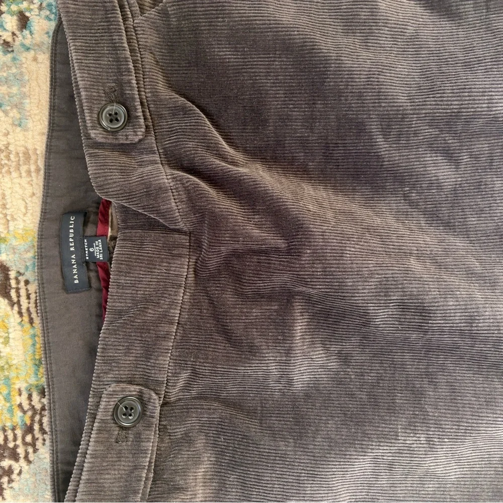 🤎 Banana Republic brown Corduroy Mini‎ Skirt – Size 6